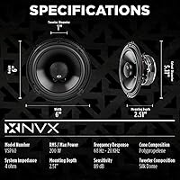 NVX VSP60 6″ Premium Car Speakers — image 3