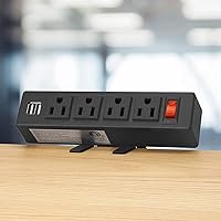 HHSOET Desk Clamp Power Strip with USB Ports — image 7