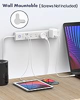 AUOPLUS 2 Pack Power Strip Surge Protector with USB — image 6