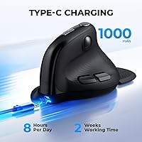 DeLUX Seeker M618XSD Wireless Ergonomic Vertical Mouse — image 4