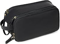 DENGFENGZHE Full Grain Leather Toiletry Bag — image 1