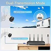 WEILAILIFE 90 Days Storage Outdoor Wireless Security Camera System 3TB — image 5