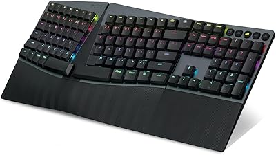 Perixx PERIBOARD-835BL Wireless Ergonomic Mechanical Keyboard