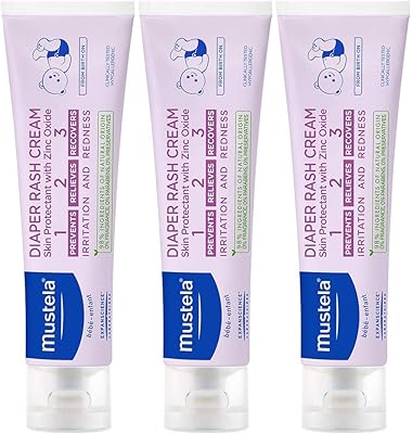 Mustela Baby Diaper Rash Cream 123, 3.4oz