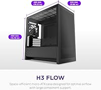 NZXT H3 Flow Micro-ATX Case — image 2