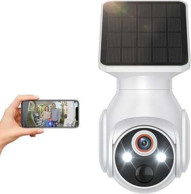 FineLuck Q50 Solar-Powered 1080p Security Camera