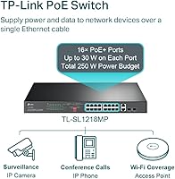 TP-Link TL-SL1218MP 16-Port PoE Switch — image 3