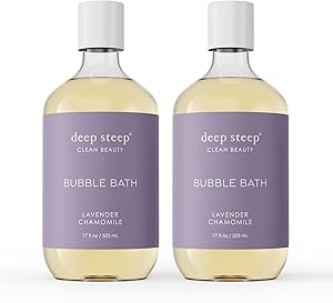 Deep Steep Bubble Bath, Lavender Chamomile 17 oz (Pack of 2) Review