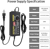 Meiyue Adjustable Power Supply 3V-24V 5A 120W — image 2