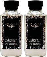 Bath and Body Works Into The Night Super Smooth Body Lotion Set 8oz - 2 Pack — image 1