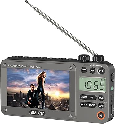 SEMIER SM-617 Portable Video Radio