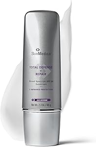 SkinMedica Total Defense + Repair SPF 34 Sunscreen for Face, 2.3 Oz Review