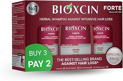 BIOXCIN Forte Herbal Shampoo for Hair Loss - 200mL