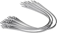 Supreme 14″ 316 Stainless Steel Cable Zip Ties, 150 lb, 100 Pack — image 2