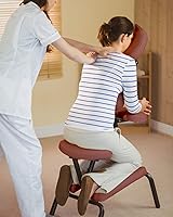 PayLessHere Massage Chair Portable Folding Adjustable Burgundy — image 2