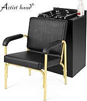 Artist Hand Gold Reclining Shampoo Chair — image 6