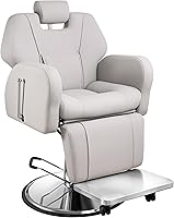 Baasha Barber Chair, Gray — image 1