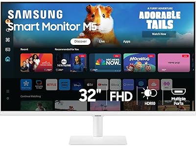 Samsung 32-Inch M5 (M50D) FHD Smart Monitor