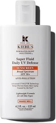 Kiehl's Super Fluid UV Defense Daily Facial Sunscreen SPF 50+ 4.2oz