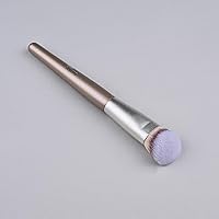 SaDM Shiny Contoured Makeup Brush - Champagne Gold — image 3
