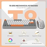 ZIYOU LANG RK-T8PR0 65% Mechanical Gaming Keyboard and Mouse Combo — image 2