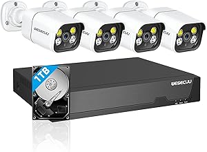 WESECUU Poe Security Camera System 4K, 4-Camera Set Review