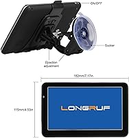LONGRUF 710 GPS Navigation for Car — image 4