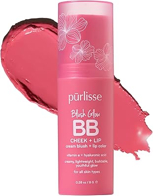 Pürlisse Blush Glow BB Lip and Cheek Tint - Pink Crush