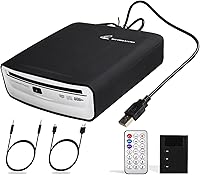 Ploveyy PLCZ316 Portable CD Player for Car with USB & AUX Port — image 1