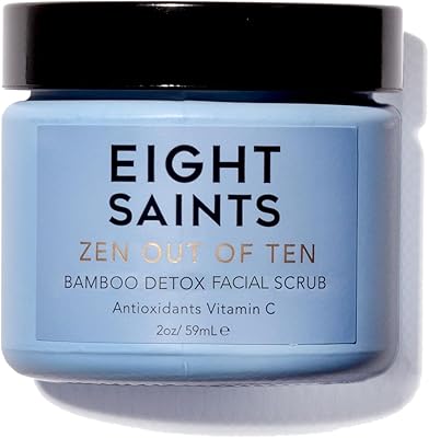Eight Saints Zen Out Of Ten Bamboo Detox Face Scrub, 2oz