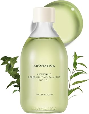 AROMATICA Awakening Body Oil Peppermint & Eucalyptus 3.38 fl. oz