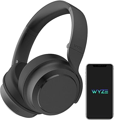 Wyze Headphones WNCH1 Noise Cancelling Bluetooth Over-Ear Headphones