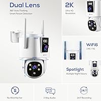 Kittyhok KWDP164 Dual Lens Wireless Security Camera System — image 2