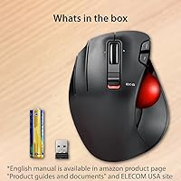 ELECOM EX-G Left Handed Trackball Mouse — image 9