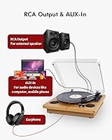 Popsky 3-Speed Bluetooth Turntable — image 8