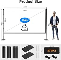 STWUI PS120 Outdoor Projector Screen 120-inch — image 6
