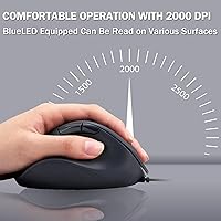 ELECOM M-XGM30UBSKBK Wired Ergonomic USB Mouse — image 7