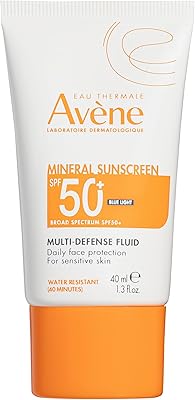 Avène Mineral Sunscreen Multi-Defense Fluid SPF 50, 1.7oz