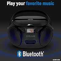 Craig CD6925 Portable Top-Loading Stereo CD Boombox — image 5