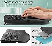 Arteck Split Ergonomic Keyboard — image 3