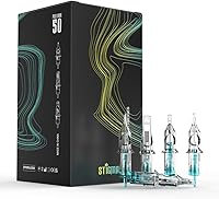 STIGMA Aquamarine Knight Tattoo Cartridge Needles 50Pcs 0.35mm Round Liner — image 1