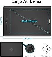 HUION Inspiroy H610X 10x6 inch Graphics Tablet — image 2