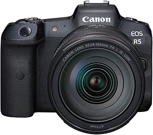 Canon EOS R5 Mirrorless Camera with RF 24-105mm F4 L IS USM Lens Kit