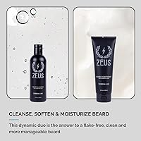 ZEUS Beard Wash Set for Men 8oz Shampoo & Conditioner Verbena Lime — image 2