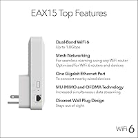 NETGEAR EAX15-100NAR AX1800 WiFi 6 Mesh Extender — image 5