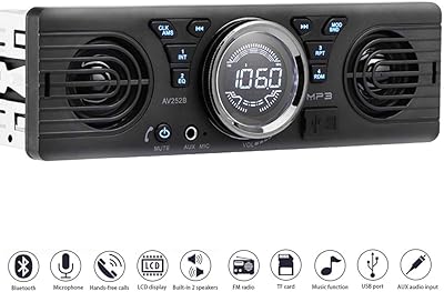 PolarLander Universal 1 Din Car Radio Audio Player