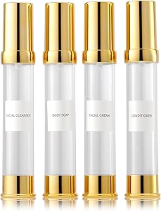 Golds Clear Travel Bottles 30ml (4 Pack)