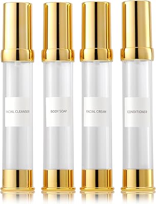 Golds Clear Travel Bottles 30ml (4 Pack)