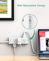 Mifaso Surge Protector Power Strip 9 Outlets 15FT — image 3