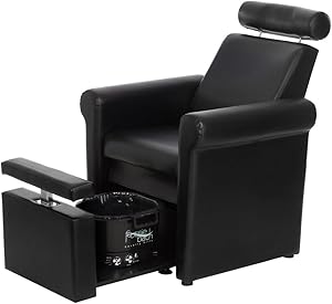 Buy-Rite Salon & Spa Equipment Mona Lisa Plumb Free Pedicure Chair - Black Review
